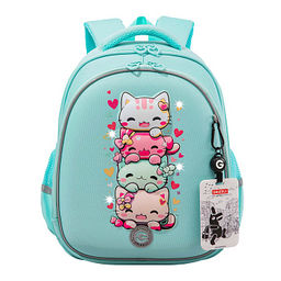 RAz-686-2 Рюкзак школьный с картхолдером на держателе - Grizzly фото 39