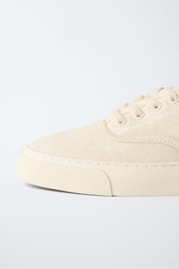 LACE-UP PLIMSOLLS - Zara фото 11