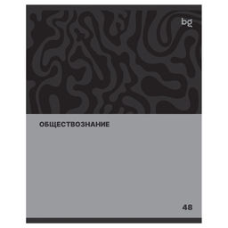 Цена за 2 шт. Тетрадь 48л. SINGLE COLOUR "Обществознание" (ТПск48 63785, BG)