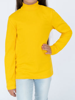 Джемпер-водолазка желтая 645 (116, 60)