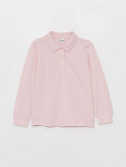 Polo Yaka Basic Uzun Kollu K?z ?ocuk Ti??rt