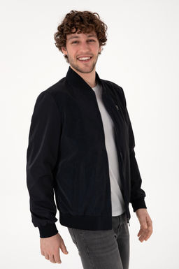 Erkek Lacivert Deri Ceket Sepette S_rpriz _ndirim - U.s. polo assn фото 3