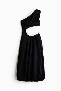 Vestido cut-out con bajo burbuja