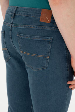 Erkek Mavi Jean Pantolon