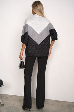 Джемпер (черный/серый) Б11-259/2 - Николь фото 6