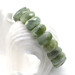 Браслет граненый 14*7мм из нефрита байкальского - Радуга камня фото 4