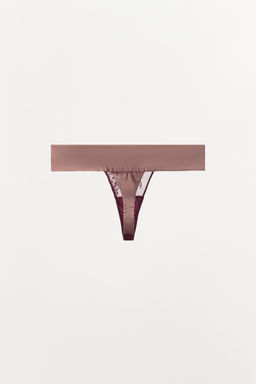 COMBINED LACE THONG - Zara фото 5