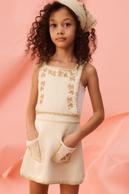 TOP TIRANTES RIB PUNTILLA CONTRASTE LIMITED EDITION / Rosa pastel