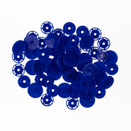 Кнопка Micron POM-15/500 Кнопки пластиковые пластик d 15 мм 500 шт. № 007 синий