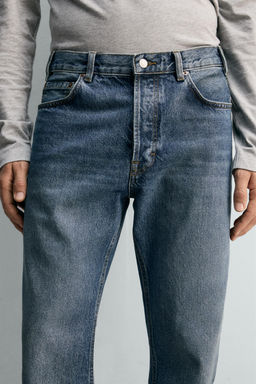 JEANS STRAIGHT BOOTCUT FIT LIMITED EDITION / Azul / Verde - Zara фото 5