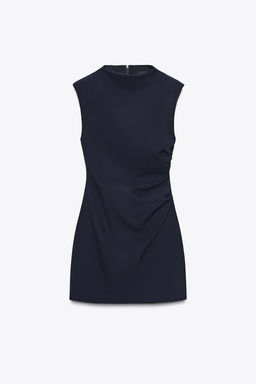 SHORT DRESS WITH SHOULDER PADS - Zara фото 6