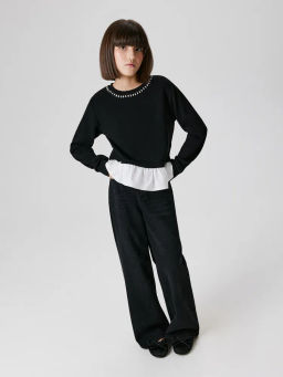 ACOOLA / Джемпер детский для девочек Diyala черный  фото 3