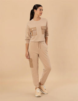 Bej Sweatshirt - Pierre cardin фото 4