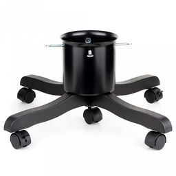 Подставка-крестовина на колесах для новогодней елки Финская, макс. высота дерева 2м, размер ствола 3-12см, чаша для воды 2л, размер 59х43,5х25,3см, вес 1,5 кг, металл + пластик, цвет черный, в цветной коробке (Китай)