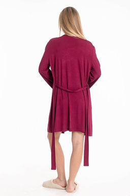 Халат М325087б бордовый - Елена фото 8