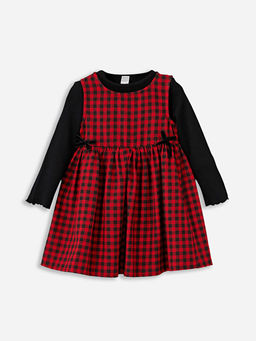 Bisiklet Yaka K?z Bebek Elbise