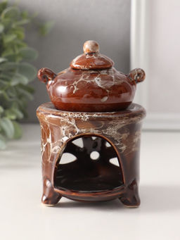 Аромалампа для эфирных масел Чайник на колонне, под мрамор, 12?8.5?8.5 см, МИКС - Simaland фото 5