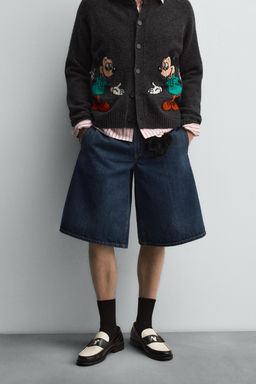 DENIM BERMUDA JORTS HARRY LAMBERT FOR ZARA X DISNEY  фото 2