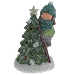 Фигурка декоративная "Ребёнок" с подсвет (LR44x2, н/п), L8 W7 H13 см, 2в.