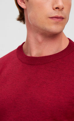 Джемпер мужской однотонный F310-0502 красный - Primm фото 6