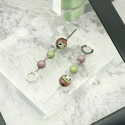 Серьги из муранского стекла FRESHNESS LS3315 - Vloes фото 7