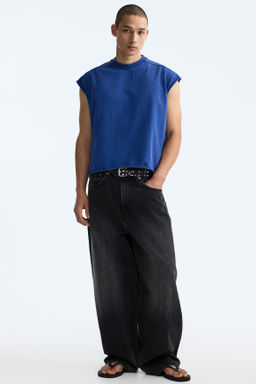 Camiseta sin mangas boxy Oversized Fit - H&m фото 9
