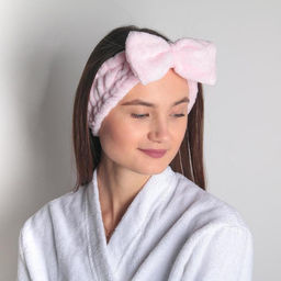 Повязка для умывания Бантик, МИКС