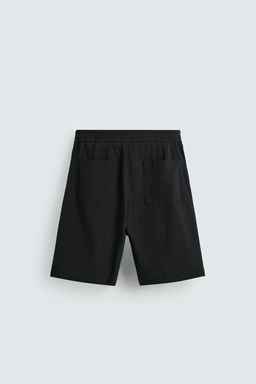 RELAXED FIT COTTON BERMUDA SHORTS - Zara фото 3