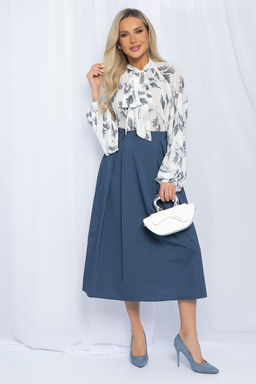 Блуза История любви (белая) Б13265-7М - Lt collection фото 7