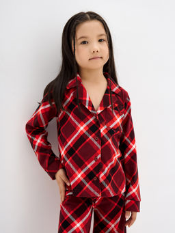 Красная пижама в клетку - Kogankids фото 12