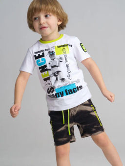 PlayToday / Шорты текстильные джинсовые для мальчиков  фото 3