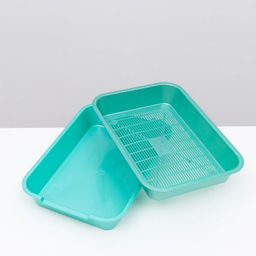 Туалет перламутровый средний с сеткой 36 х 26 х 6,5 см светло-зеленый - Simaland фото 4