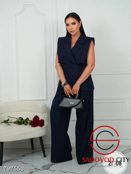 костюм на подкладке изготовлен из костюмного льна - Bruno фото 4