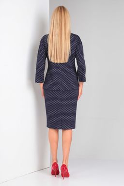 Костюм Gamma & Gracia 513 темно-синий белый горох  фото 3