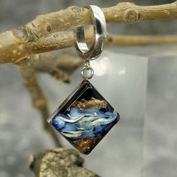 Серьги из муранского стекла