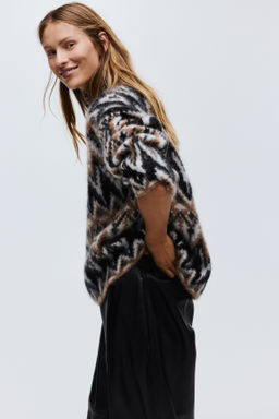 Jersey en mezcla de mohair con cuello perkins - H&m фото 6