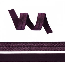 Резинка TBY бельевая Окантовочная блестящая 15мм фиолетовый S254 уп.50м