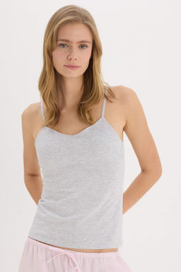 Fall in Love Regular Fit Pamuklu Atlet - Defacto фото 5
