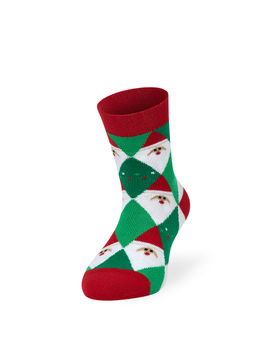 (Omsa) Calzino 21N62 плюш (санта)