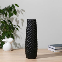 Ваза «Зигзаг», 7×10×33 см, керамика, МИКС