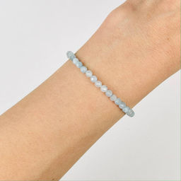 Браслет из Аквамарина 17,5 см +