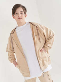 Толстовка облегченная БЕЖ подростковая - Bungly фото 6