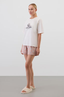 Е 20195/белая лилия,забавные пудели пижама жен - Very neat фото 3