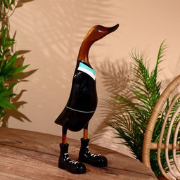 Сувенир «Утка в чёрном», 50 см, дерево