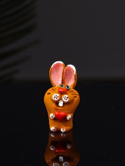 Фигурка полистоун Зайчик с сердцем, 3.5?1.8?1.7 см