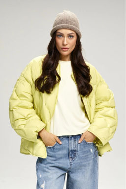 Куртка стеганная с натуральным наполнителем Yellow Pear - Erist store фото 5