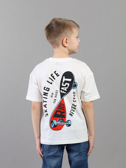 CRB wear / CSJB 64120-21K Футболка для мальчика,молочный/Ex.Cherubino фото 2