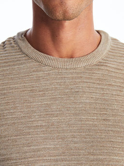 Bisiklet Yaka Erkek Triko Kazak