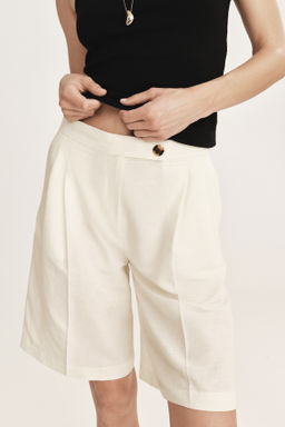 Bermudas en mezcla de lino - H&m фото 8