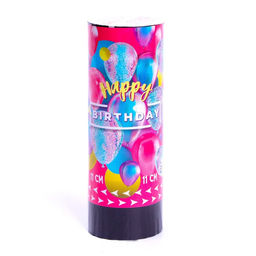 Хлопушка пружинная поворотная Happy birthday, шарики, 11 см - Страна карнавалия фото 2